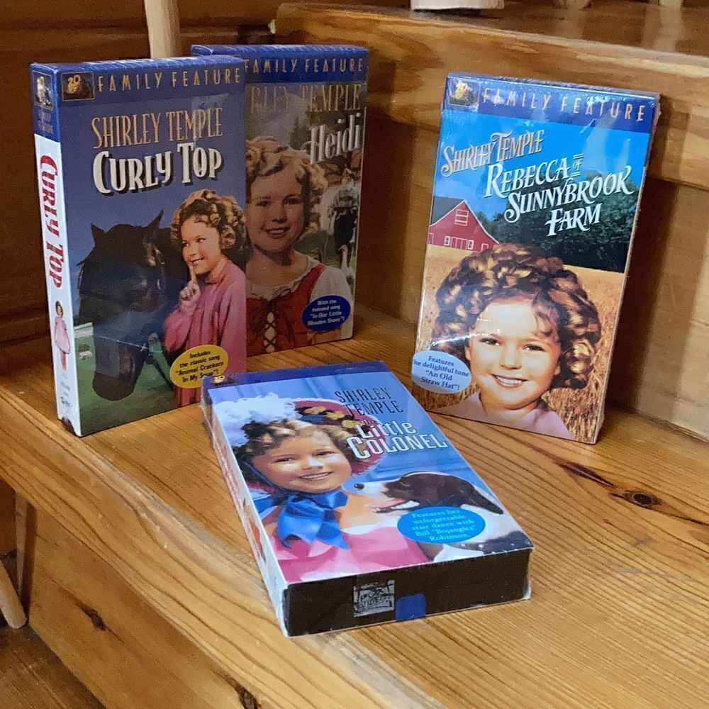 SHIRLEY TEMPLE VHS LOT OF 4